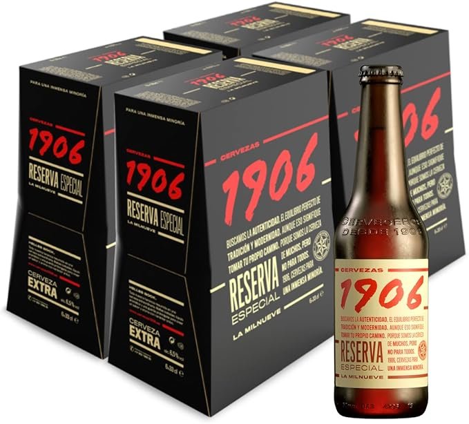 imagen pack 24 botellas cerveza 1906 reserva especial