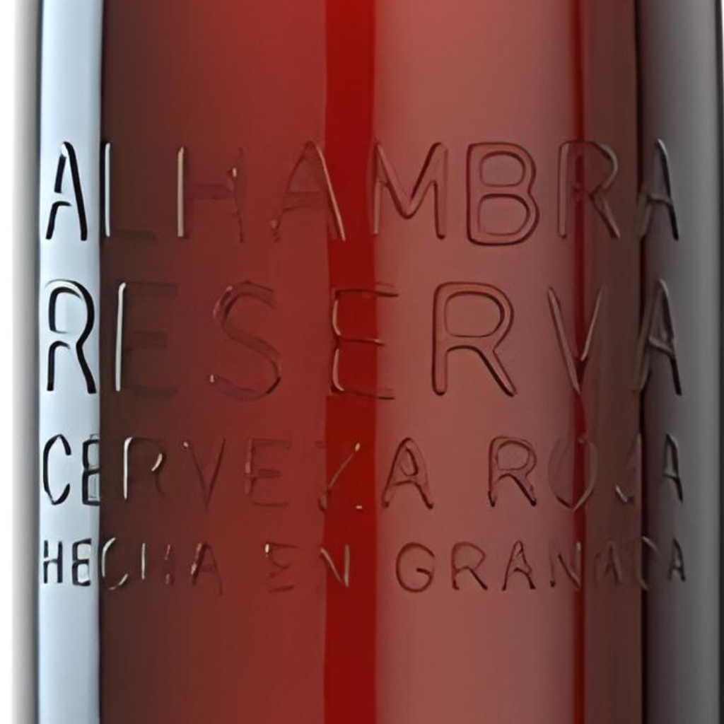 logo cerveza alhambra reserva roja