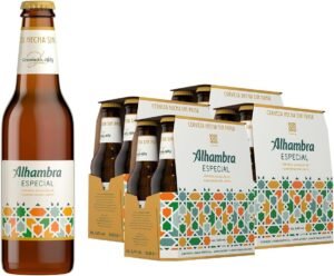 pack 24x33cl botella cerveza alhambra especial sin