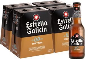 pack 24 botellas estrella galicia 00 tostada