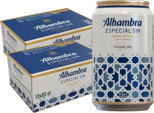 pack 24x33cl lata cerveza alhambra especial sin